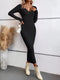 Mock-Neck Dress