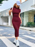 Mock-Neck Dress