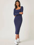 Square Neck Dress
