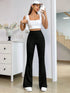 Women's Spider Web Print Flare Pants For Halloween
