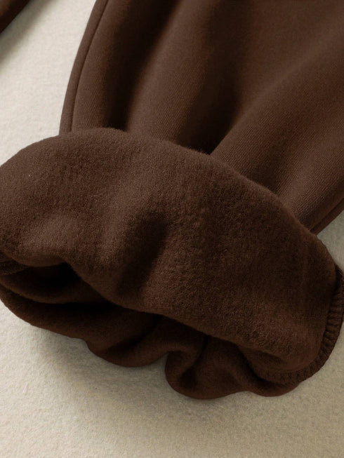 Women's Solid Color Drawstring Waist Sweatpants