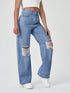 Women's Distressed Denim Jeans