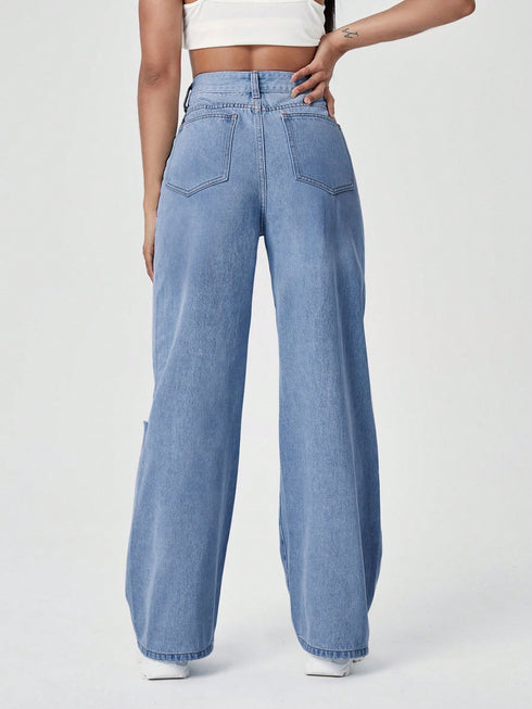 Women's Distressed Denim Jeans