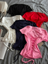 Round Neck Ruched Top
