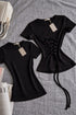 Round Neck Ruched Top