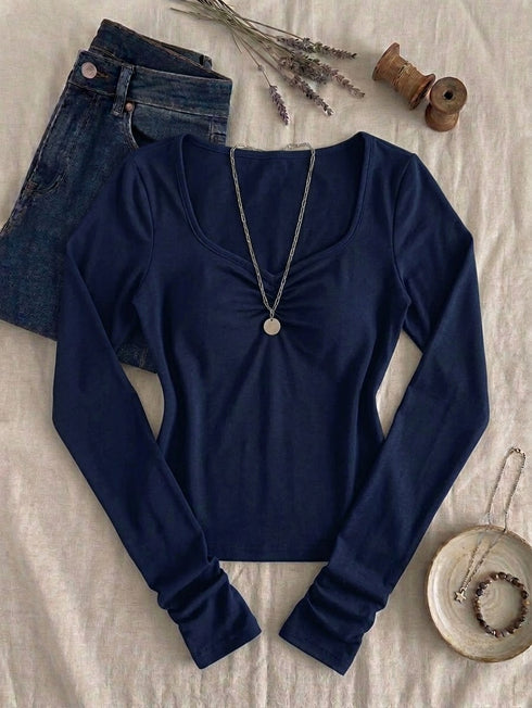 Sweetheart Neck Top | Fruched
