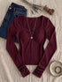 Sweetheart Neck Top | Fruched