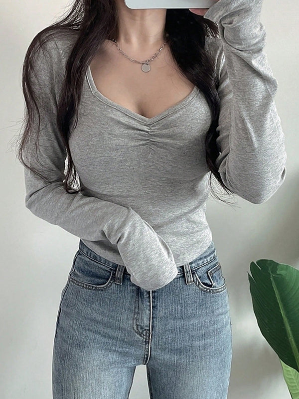 Sweetheart Neck Top | Fruched